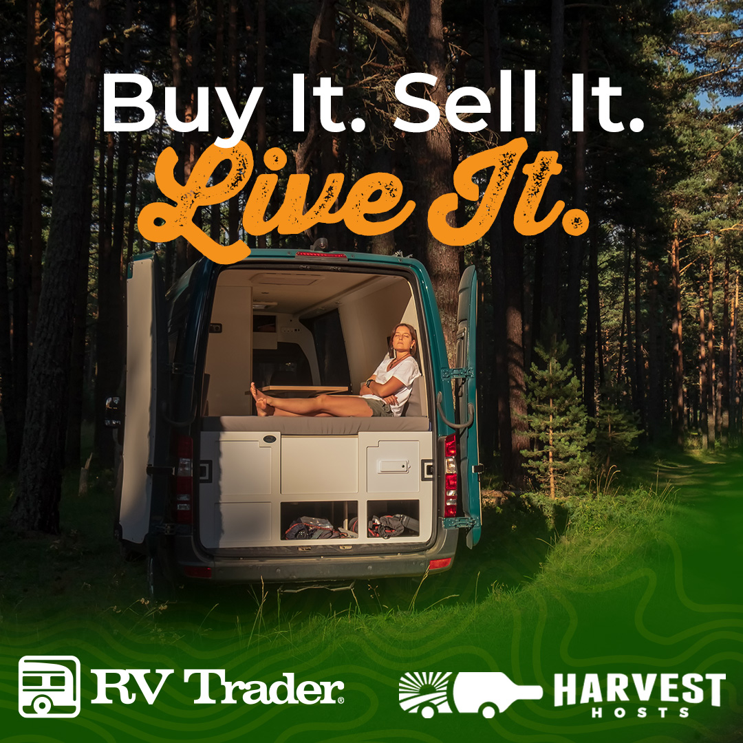 RVTrder's tweet image. Buy it. Sell it. Live it. 🚐✨ RV Trader + @harvesthosts = the ultimate RV duo! Shop rigs &amp;amp; stay at epic spots like wineries &amp;amp; farms → brnw.ch/21x1yR4

#RVCommunity #HarvestHostsLife #RVers #RVMarketplace #ExploreMore #RVTrader #RVLife #HarvestHosts #BuySellResearch