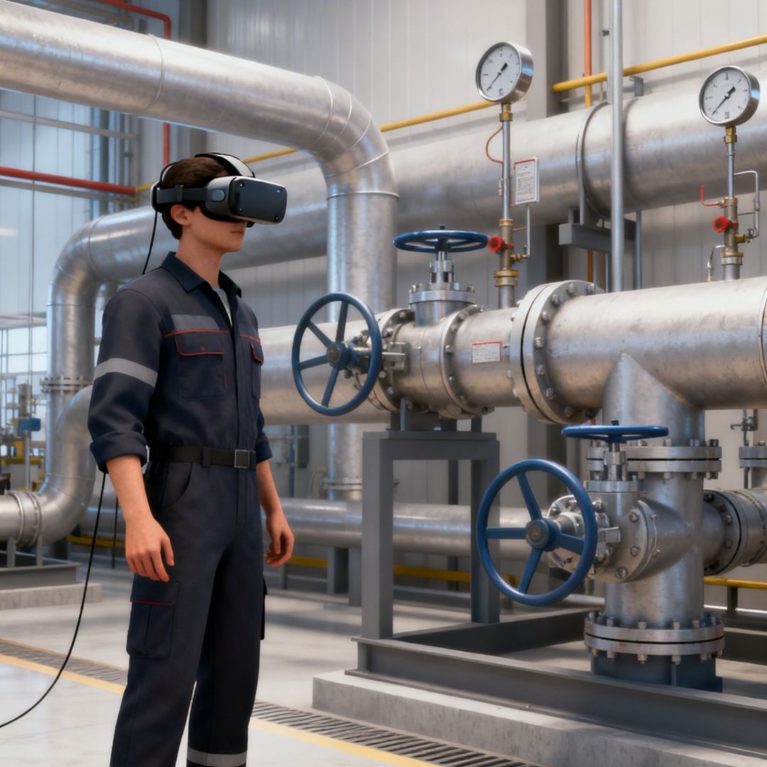 xnova_360's tweet image. Capacita operarios sin riesgos 🥽

La realidad virtual permite entrenar en entornos simulados, reduciendo costos y mejorando el aprendizaje

Equipos más preparados desde el primer día.

Escríbenos y llevémoslo a tu empresa 🚀

#RealidadVirtual #Training #VR