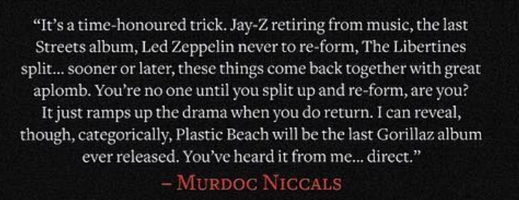 Daily Murdoc tweet media