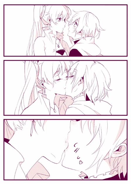 DailyYuriFix's tweet image. Happy Late Valentine's Day -2014- by Kuma (RWBY)

#yuri #rwby #whiterose