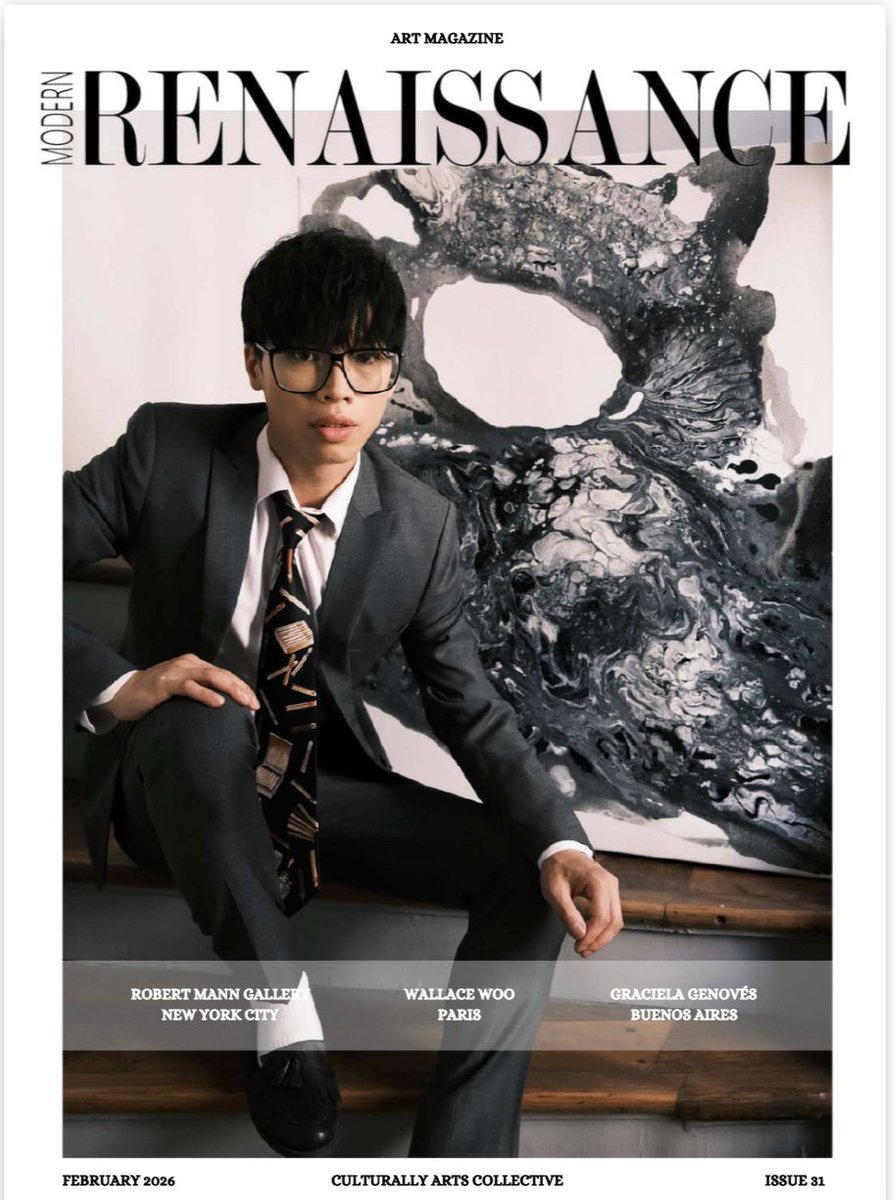 ARTWORKintl's tweet photo. Jim Woodson's work has been featured in the Winter Issue 2026 of Culturally Arts Collective, Modern Renaissance Magazine. 
https://t.co/4es9cwFIUE https://t.co/EcCkb2HfiV