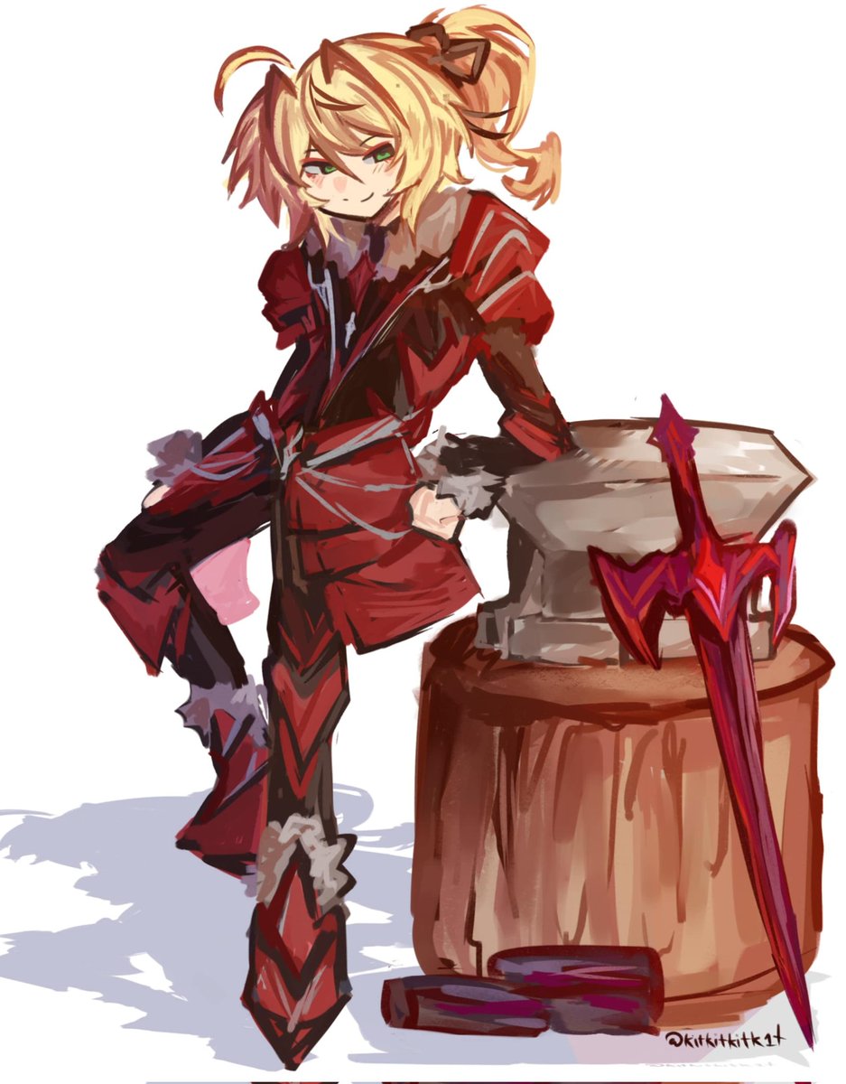 kitkitkitk1t's tweet image. repairing #sharpnessfanart