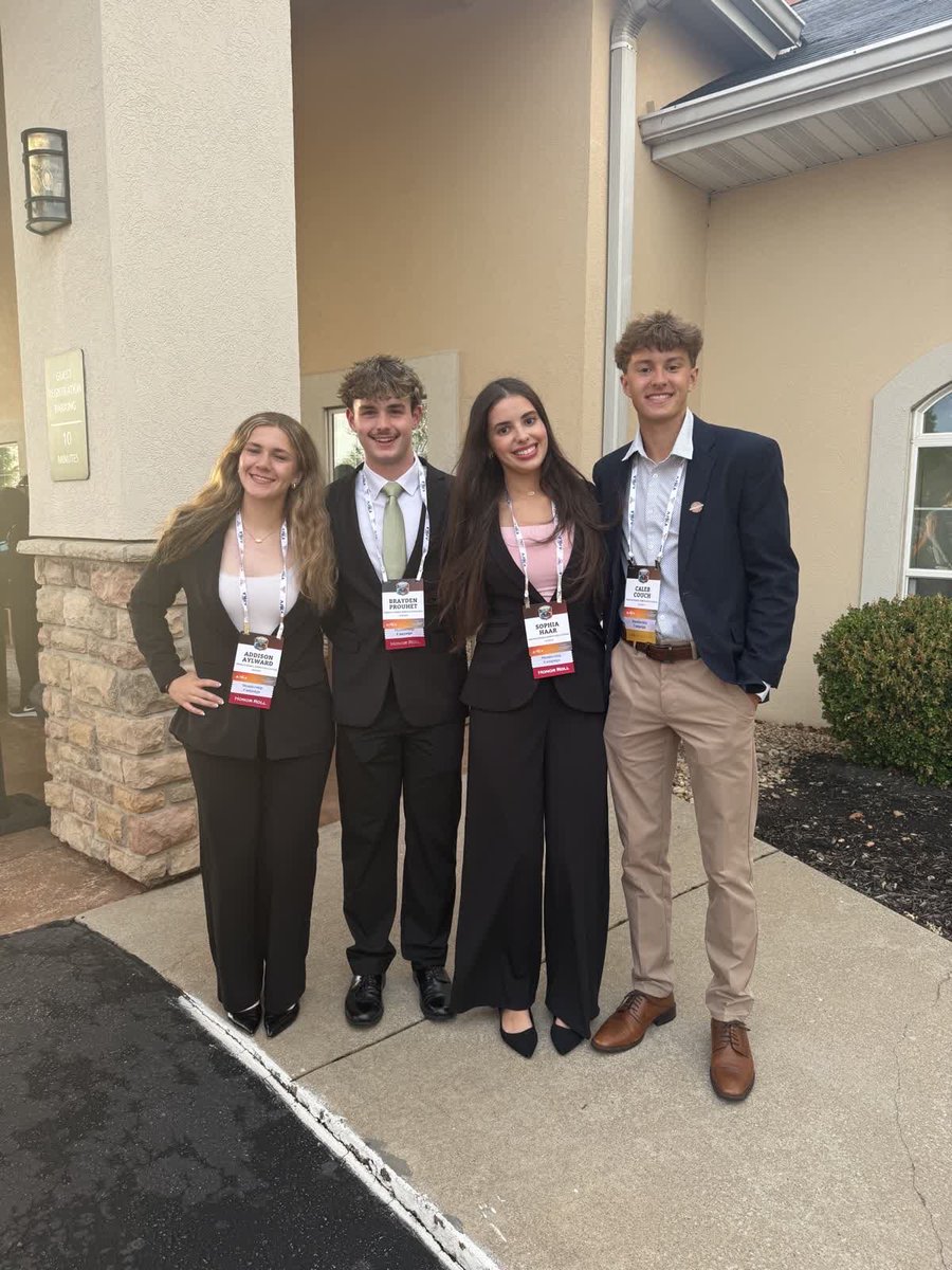 FBLA State Competition 2026! FHN was ready to compete yesterday and today! Now time to network and experience some amazing workshops! We are having a blast. Go Knights! 💛🖤