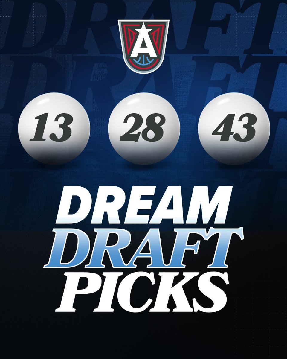 AtlantaDream's tweet image. Tonight's the night!

Catch the Dream make the 13th, 28th, and 43rd picks of the 2026 WNBA Draft on ESPN at 7 ET