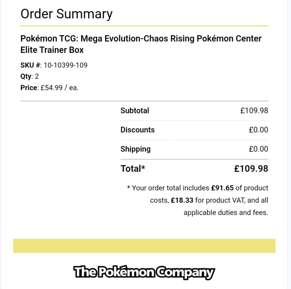 AVISOS POKÉMON TCG tweet media