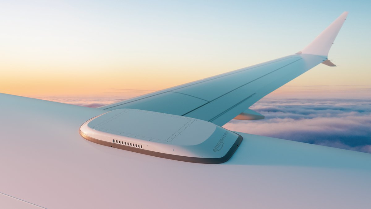 fl360aero's tweet image. A competitor is born! Amazon just introduced Amazon Leo Aviation Antenna, a competitor to Starlink, which will allow commercial airline passengers and crew to enjoy high performance satellite internet from their departure gate all the way to their arrival gate.

- The Amazon Leo