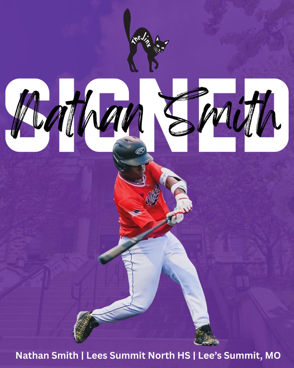 SCBuildersBSB's tweet photo. 𝙎𝙄𝙂𝙉𝙀𝘿 ✍️

We would like to welcome Nathan Smith to the Builder Baseball fam! 

#KeepBuilding x #FearTheJinx https://t.co/mwU2QEqVeT