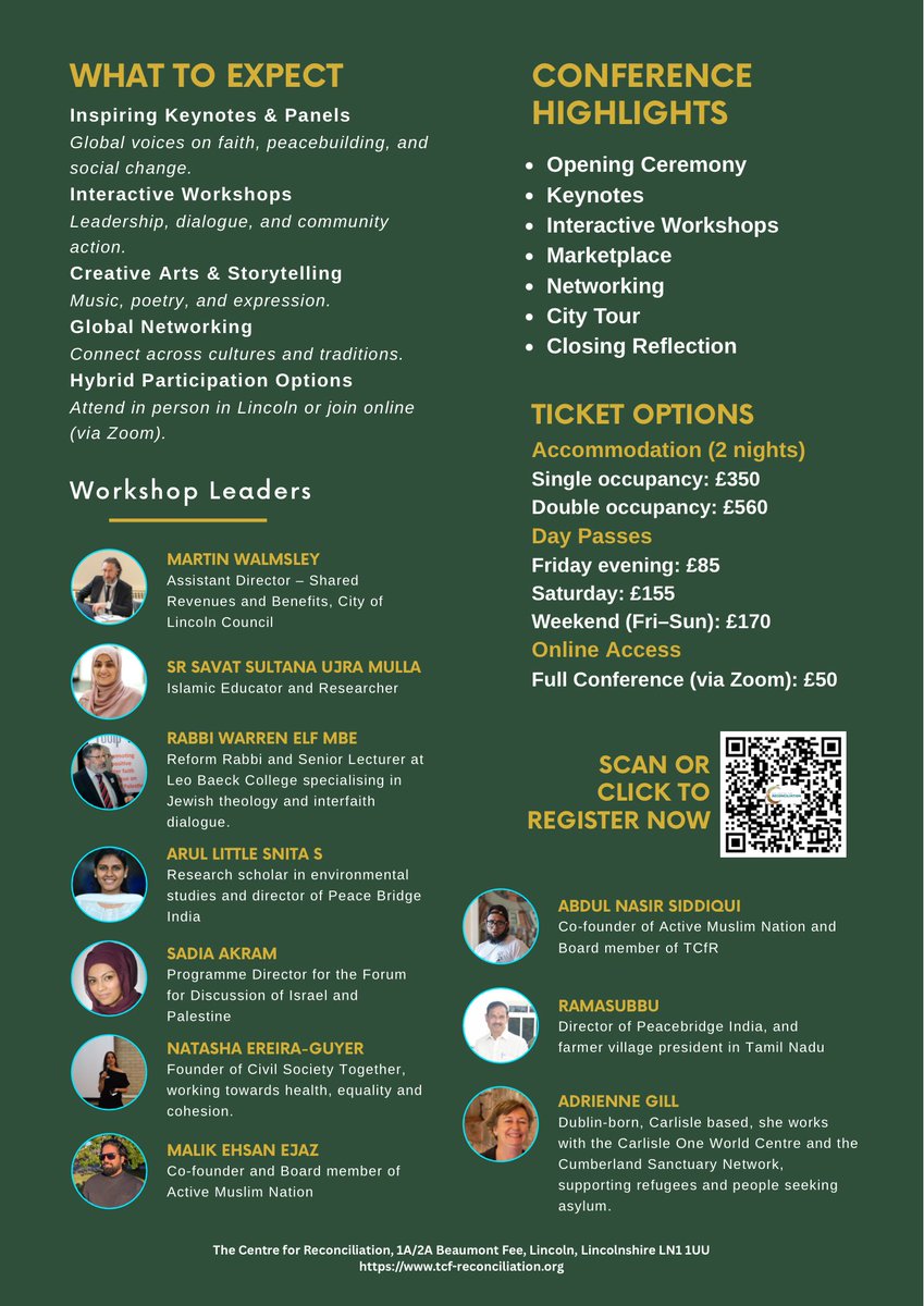 TCfReconcile's tweet photo. Join us at the TCfR Reconciliation in Action Conference 2026 (17–19 July, Lincoln + online).

Bringing together faith leaders, civic leaders, academics &amp; community practitioners to explore reconciliation and positive change.

Register: https://t.co/zbDPpX1LqY

#Reconciliation https://t.co/zwiDexACnC