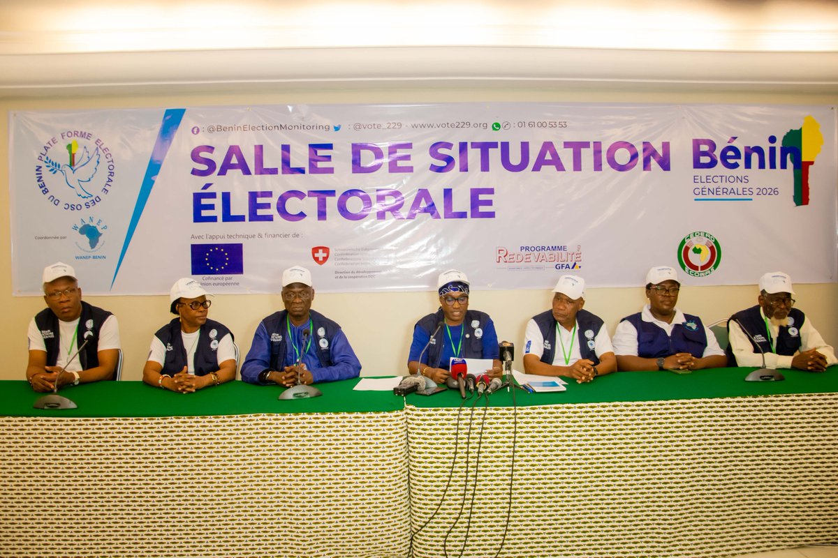Vote_229's tweet photo. La #PEOSC du #Bénin coordonnée par @wanep_benin a mis en œuvre plusieurs initiatives entrant dans le cadre de son projet « Citoyen, veille et contribue à des élections générales inclusives, transparentes et apaisées en 2026 au Bénin » pour le suivi du #vote229. https://t.co/ydPhf01X2Z