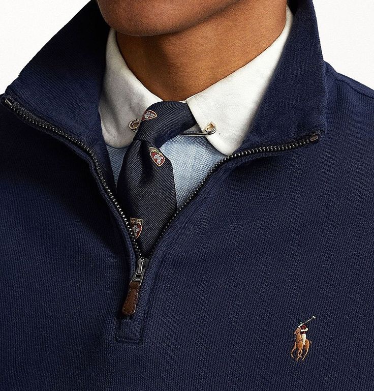 gietzschean's tweet image. The art of styling a quarter zip sweater