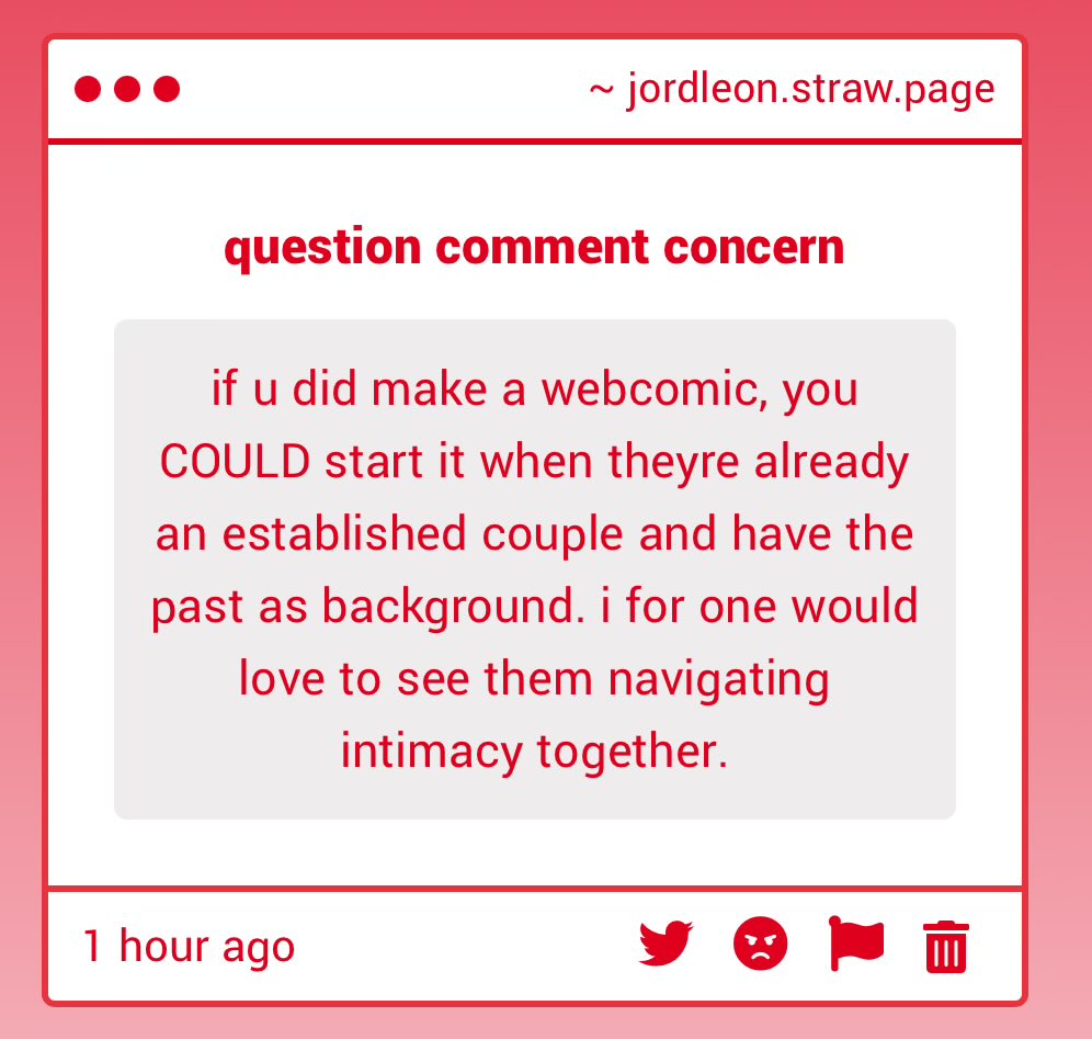 _X3NN's tweet image. Wah…. you have a point…. ive just always imagined telling their story chronologically because their process of learning to get along is cute #af to me.. regarding the last sentence i actually have something i can post just for you anon hode on