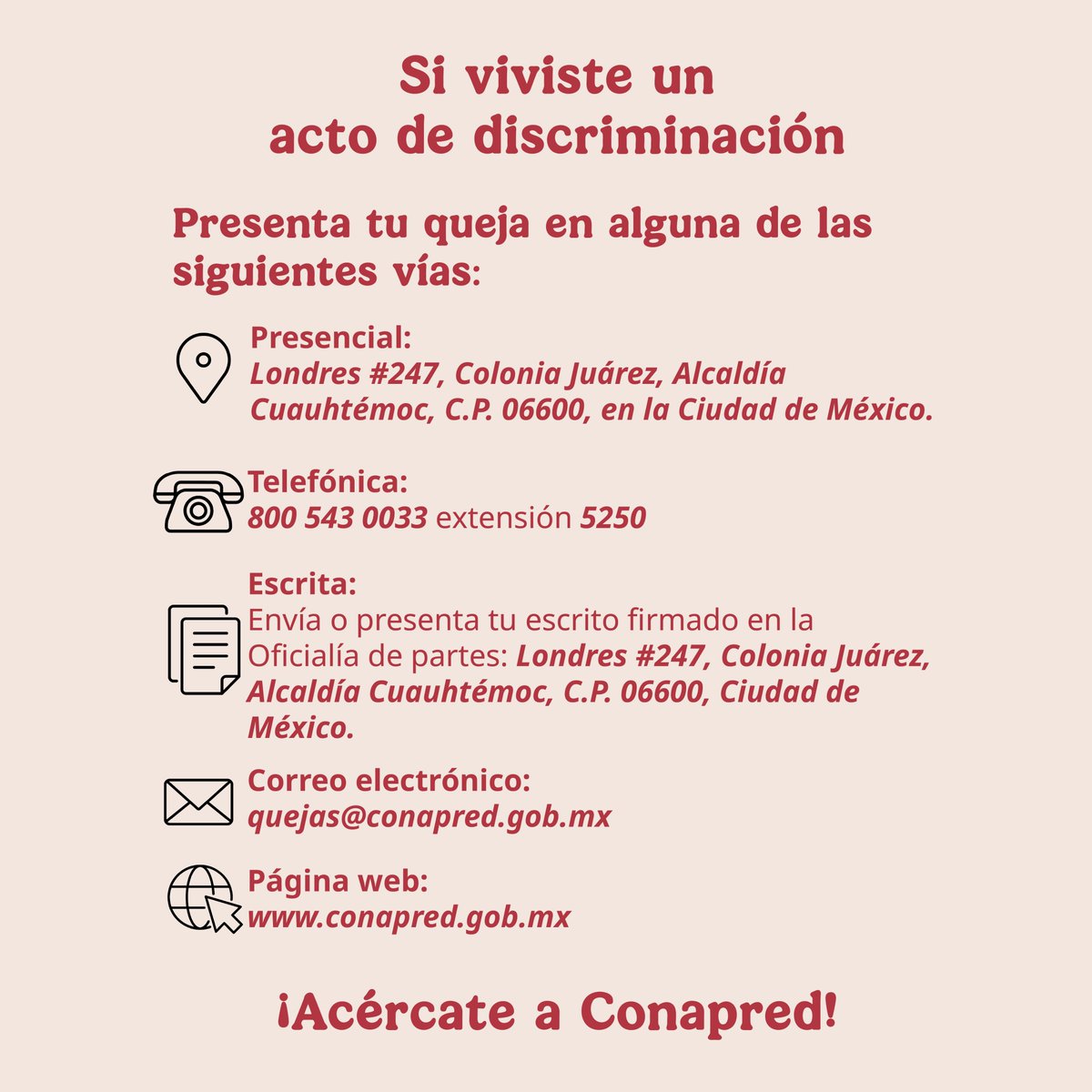 CONAPRED's tweet photo. 💼La condición de salud no debe ser motivo de exclusión al momento de acceder a un trabajo. 

#MéxicoEsDerechos #Mujeres https://t.co/d5Xmcl57Cm