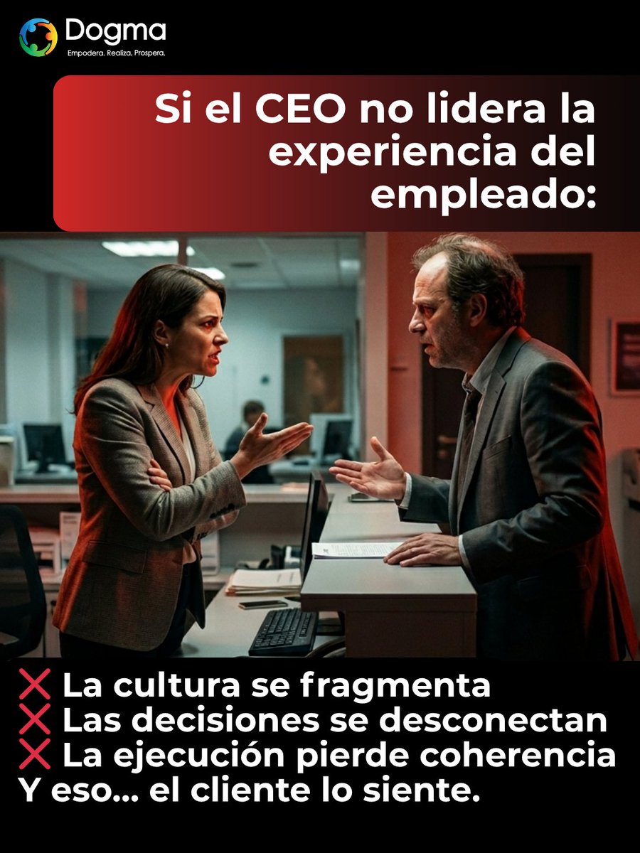 dogmasys's tweet image. La experiencia del cliente empieza con el empleado.
Y la del empleado… con el CEO.
Si no lidera la WX:
❌ Silos
❌ Desalineación
❌ Mala ejecución

¿Listo para cambiarlo?
👉 dogmasys.com/contact/