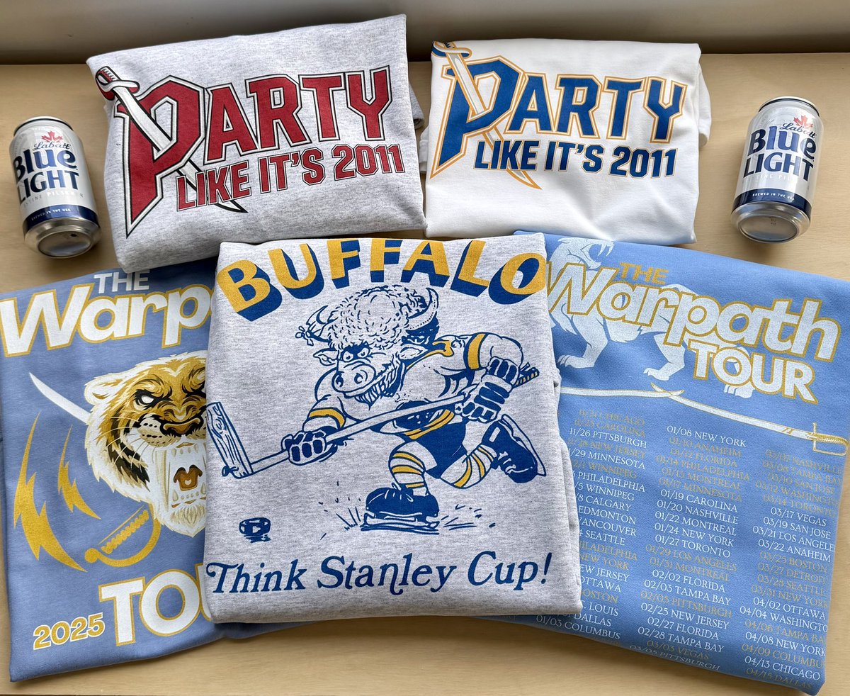 ⚔️ Game Day Giveaway ⚔️

If Tage Thompson scores tonight we will giveaway one item from our website! Get ready for playoff hockey! ⚔️🦬

To Enter:
-Retweet &amp; Like This Post
-Follow <a href="/VictoryShirts20/">Victory Shirts: Buffalo</a> 

Website: victoryshirtsshop.com

#sabrehood  #buffalo