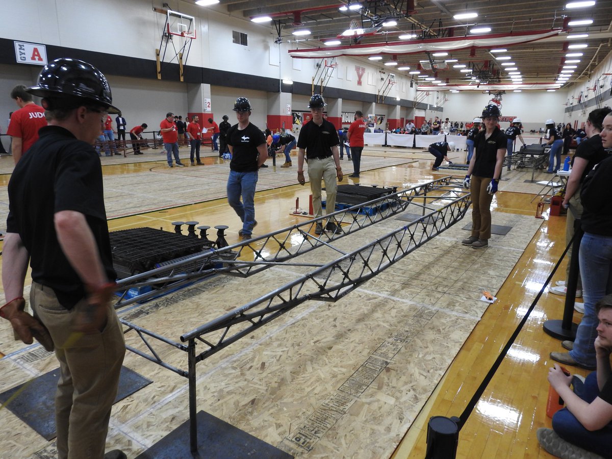 mtucege's tweet photo. 🏆 HUGE WIN for Michigan Tech at the 2026 Eastern Great Lakes #ASCE Symposium!  

🥇 1st Overall, Stiffness, Cost, Efficiency, Economy, Speed 
🥉 3rd Lightness

🚀 Next stop: Nationals!

#MichiganTech #AISC #SteelBridge https://t.co/BJapgYyNNX