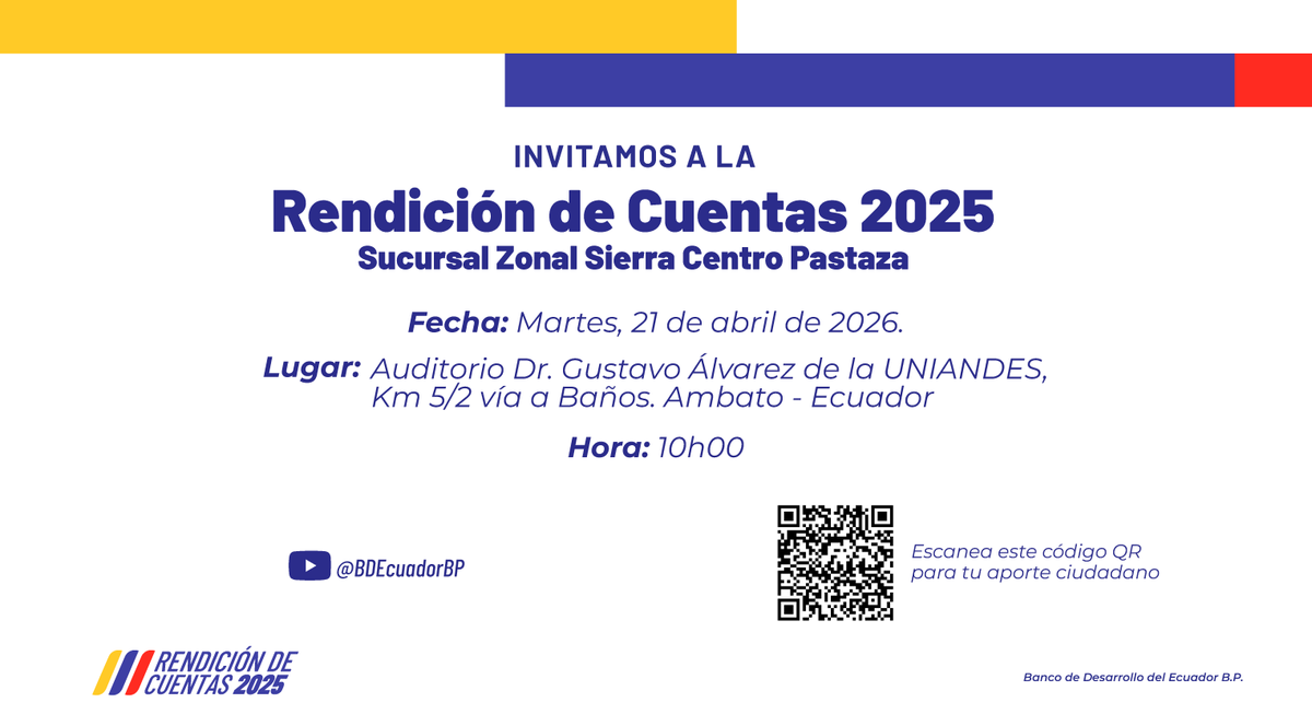 Banco de Desarrollo del Ecuador B.P. tweet media