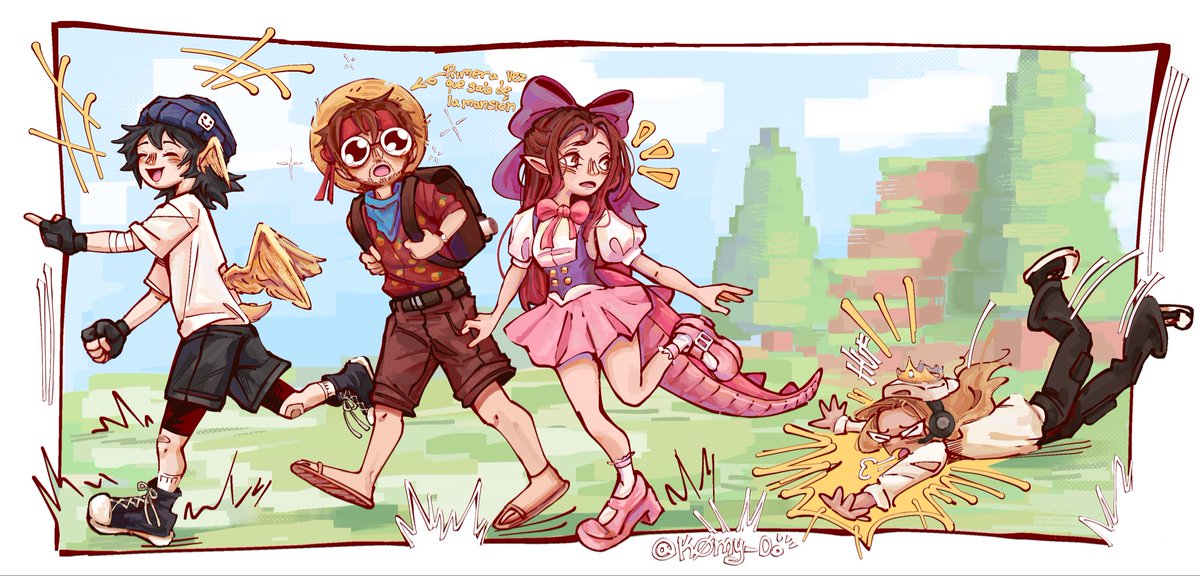 KOmy_0o's tweet image. AVENTURA 1 💛✨

#qsmp2 #qsmp2fanart #quackityfanart #juansguarnizofanart #cristalmollyfanart #alondrissafanart