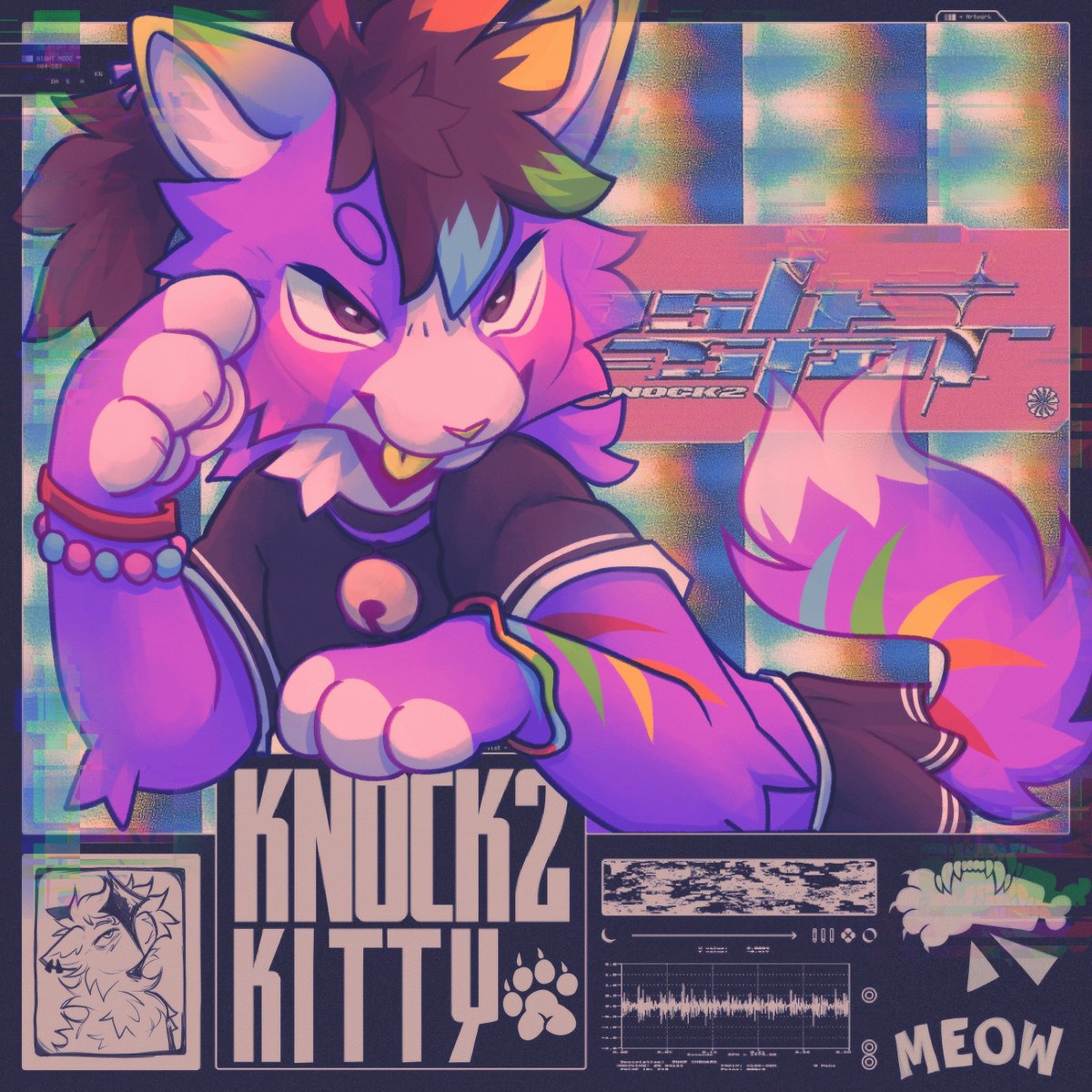 EEbutbetter's tweet photo. Thought I might as well start posting more of the art I've commissioned. So here is a piece of art done by @Glacier_Deer for one my fav Knock 2 songs https://t.co/zK4gX88Eyr