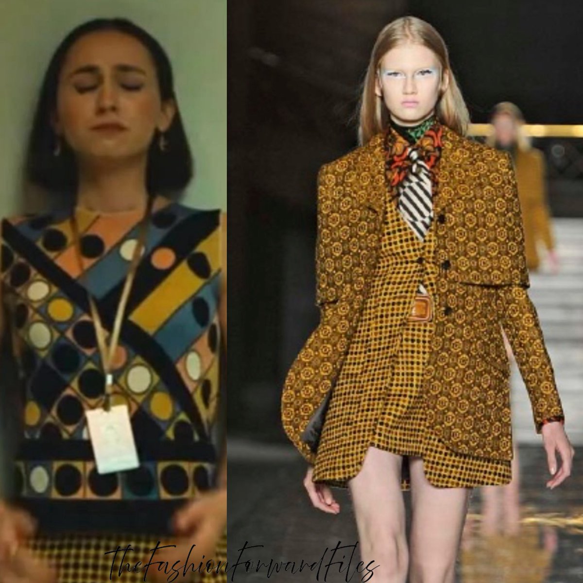 FashFwrdFiles's tweet photo. Maude Apatow as Lexi Howard in Euphoria season three is wearing a skirt from the fall winter 2012 Miu Miu ready to wear collection.
#miumiu #lexihoward #euphoria #maudeapatow #runway https://t.co/RnmZgegoMT