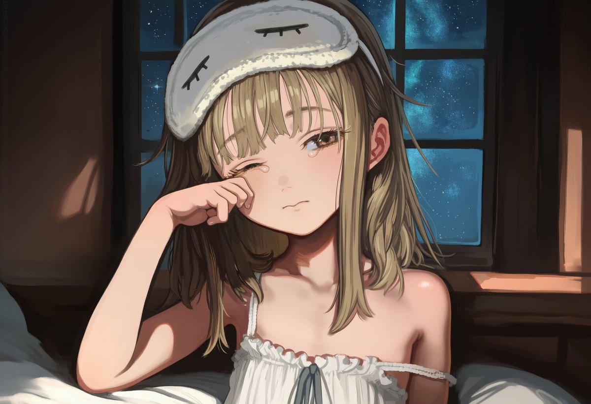 ベッドタイム
#AIillustration #AIイラスト #OC #originalcharacterart   #NovelAI #AIart