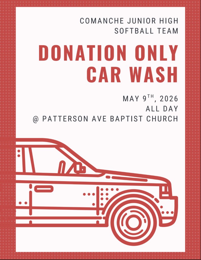 🥎JH Softball 🥎
Come get your car cleaned.