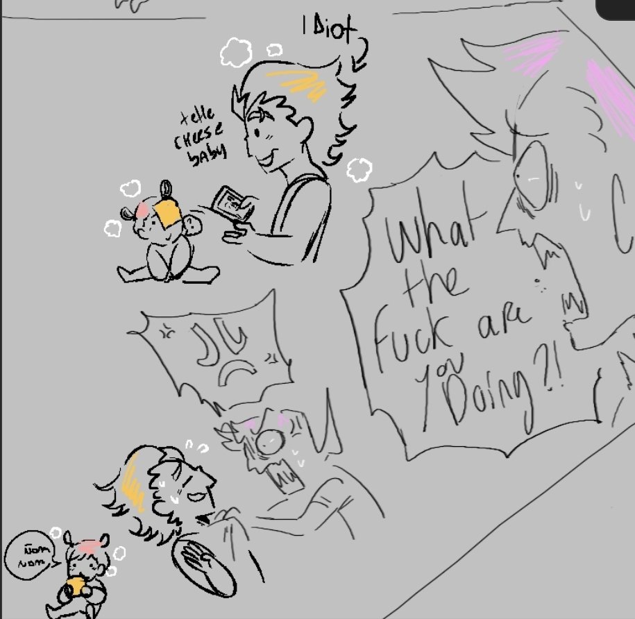 ltb_oc's tweet image. 🩷💛PINKLEMONADE 's baby ! 
With @MikodaNox

Do u prefer the baby Called Peachy or Coraline (Coral) ? 

#addisons #pinklemonade #deltarune