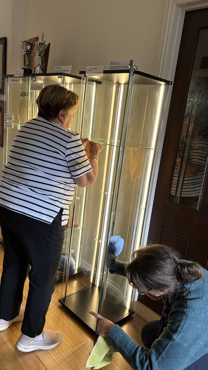 CLAN_AU's tweet image. A big job for Anne &amp;amp; Lara cleaning the glass cabinets in #AOMuseum 

Notice the LED lighting has been installed - its so much better to see the objects on display 
Looking great ✅

#OurHistoryMatters

⁦@tanya_plibersek⁩ 
⁦@RichardMarlesMP⁩
