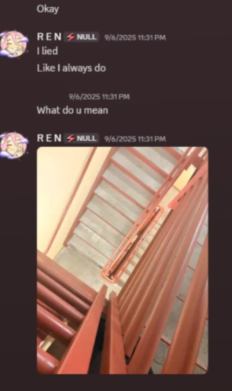 sonadowyuri's tweet image. by the way there's a post spreading that cropped out a screenshot where ren says she lied about being safe, cropped to make it look like she says she "lied" about her assault. just as a warning in case you see it