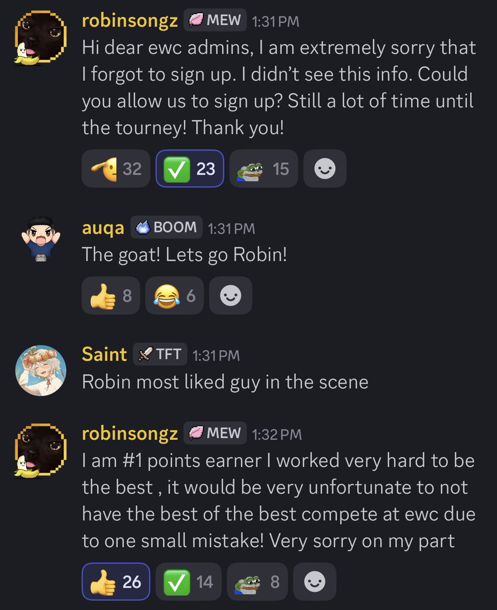 yougellyy's tweet image. something INSANE is happening in competitive 4v4 TFT right now

lots of the top major teams remain unregistered for the EWC tournament 

TFT players are not beating the “can’t read” allegations 😭💀