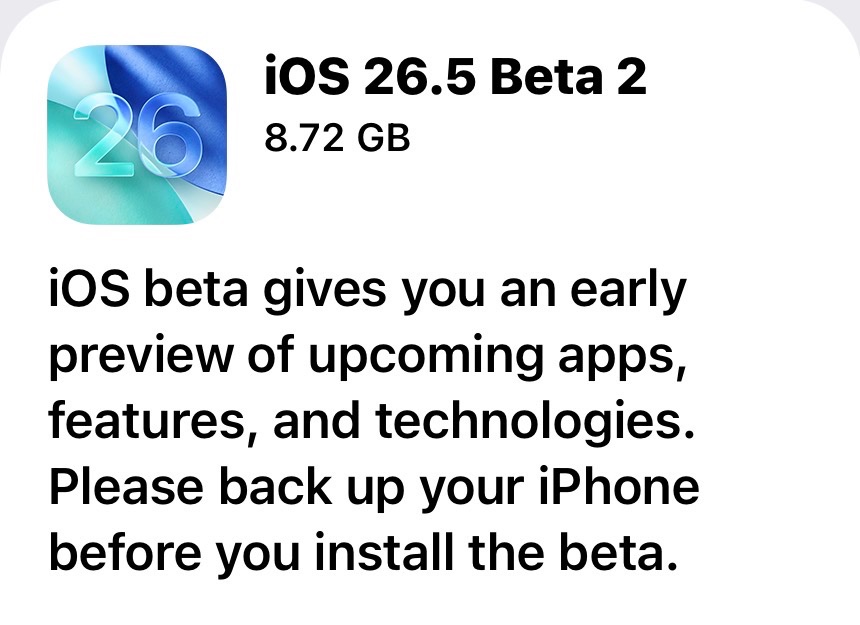 cultofmac's tweet image. Apple forges ahead (slowly) with beta testing iOS 26.5, iPadOS 26.5, macOS 26.5 and more. The second betas are out now for developers.
#Apple #iPhone #iPad #macOS