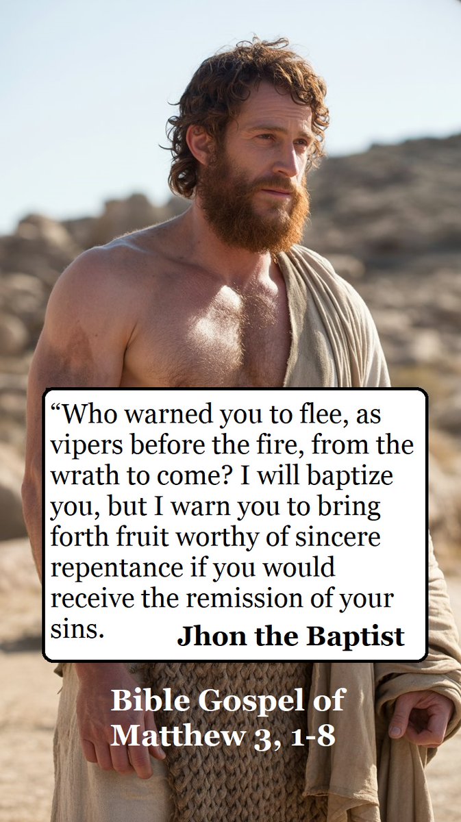 UrantiaSomos's tweet image. #WordOfTheDay  Matthew 3:1-8

135:6.6 (1502.4) In #May of this year, while he still lingered at Bethany ford, the priests and Levites sent a delegation out to inquire of John whether he claimed to be the #Messiah , and by whose authority he preached. John answered these