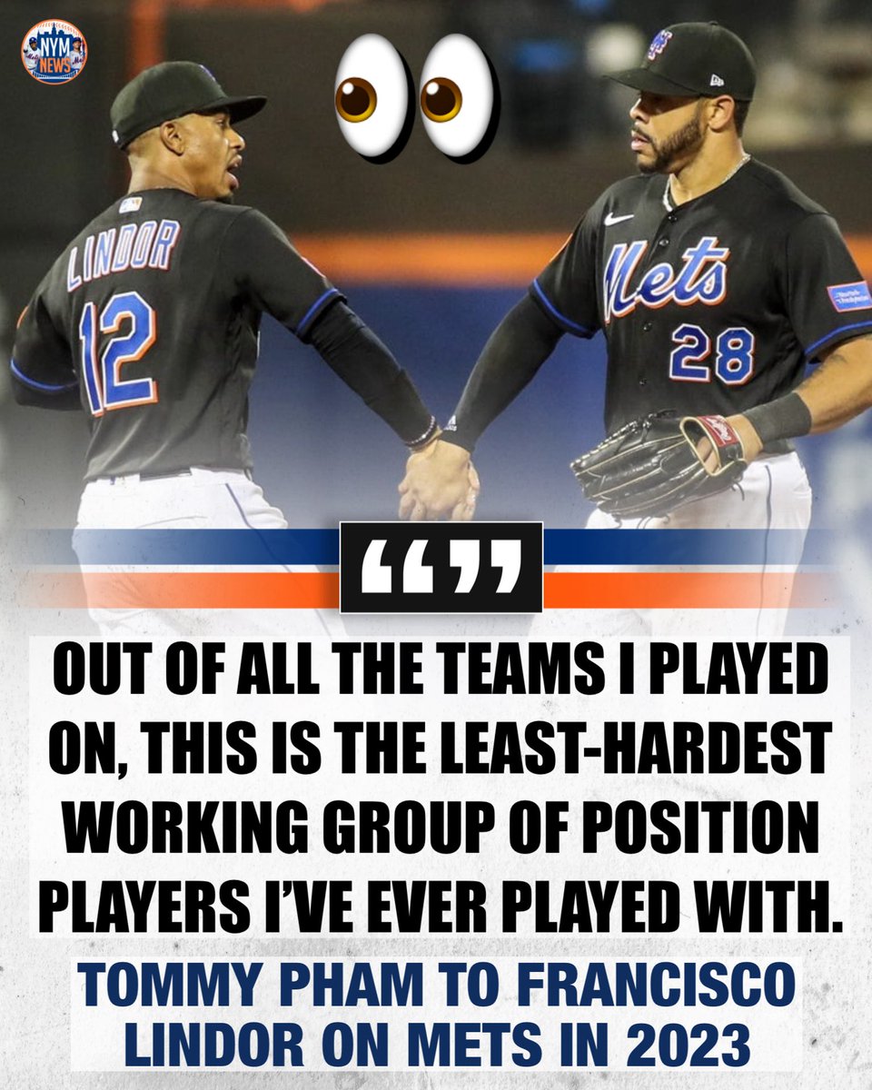 NYM_News's tweet image. Tommy Pham didn’t hold back on the #Mets work ethic in 2023, calling it out directly to Francisco Lindor. 👀

Now, with a 5-game skid and a slow start to 2026, Pham’s return comes at an interesting time.

Perhaps Pham’s presence is exactly what this Mets team needs right now.