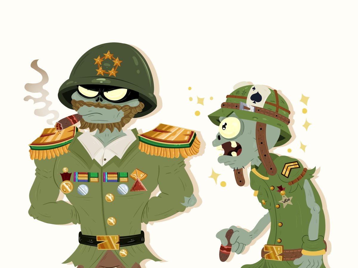 Dense8824's tweet image. He wanted to match the aura, he failed and maybe got lung cancer too. #pvz #pvzart