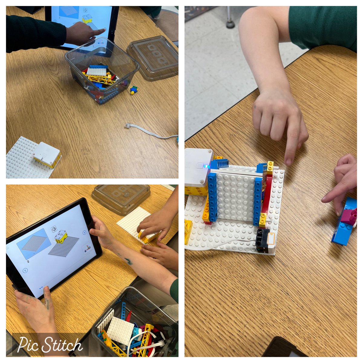 MrPowell20's tweet image. Happy Monday! Day 1 of #neurodiversity week and it’s crazy hat day! Then 1st grade created their alarm system for their camp site! Then 2nd grade worked on their pollinator project! Then K worked with their @Sphero Indis! It was a busy day! #STEM #teacher