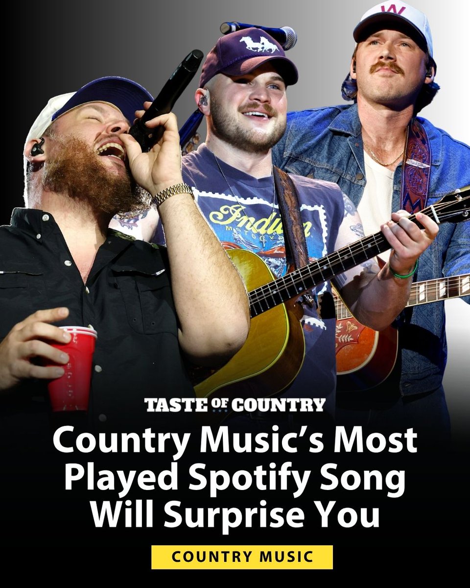 TasteOfCountry's tweet photo. Hint: it's not Luke Combs, Zach Bryan or Morgan Wallen. 
https://t.co/s3vgavRRRj https://t.co/Hdc9owWE2E