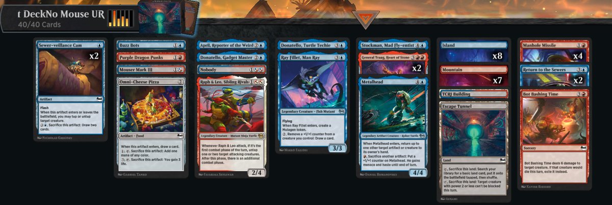 xcblazeMtG's tweet image. Another day, another bunch of robots taking down another bunch of ninjas. Easy 4-0, no Mouser Foundry required, courtesy of General Traag.

#MtGA #MtGTMT #MtGLimited