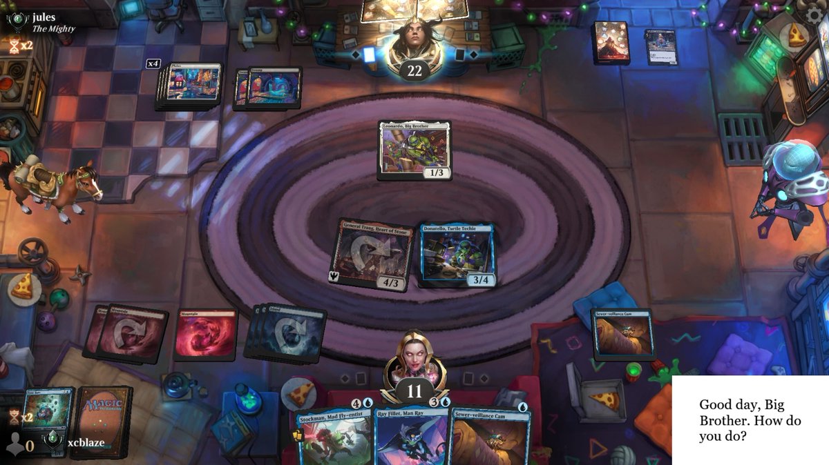 xcblazeMtG's tweet image. Another day, another bunch of robots taking down another bunch of ninjas. Easy 4-0, no Mouser Foundry required, courtesy of General Traag.

#MtGA #MtGTMT #MtGLimited