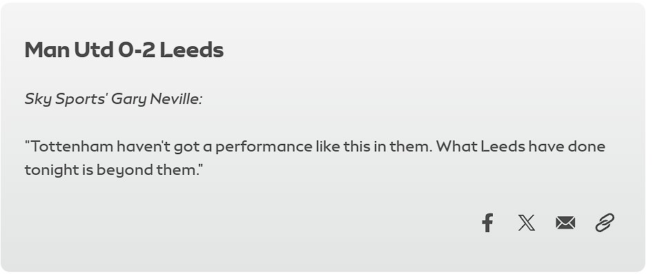 <a href="/GNev2/">Gary Neville</a> 
<a href="/SkySportsPL/">Sky Sports Premier League</a> 
Spurs?!?!?!??!?!