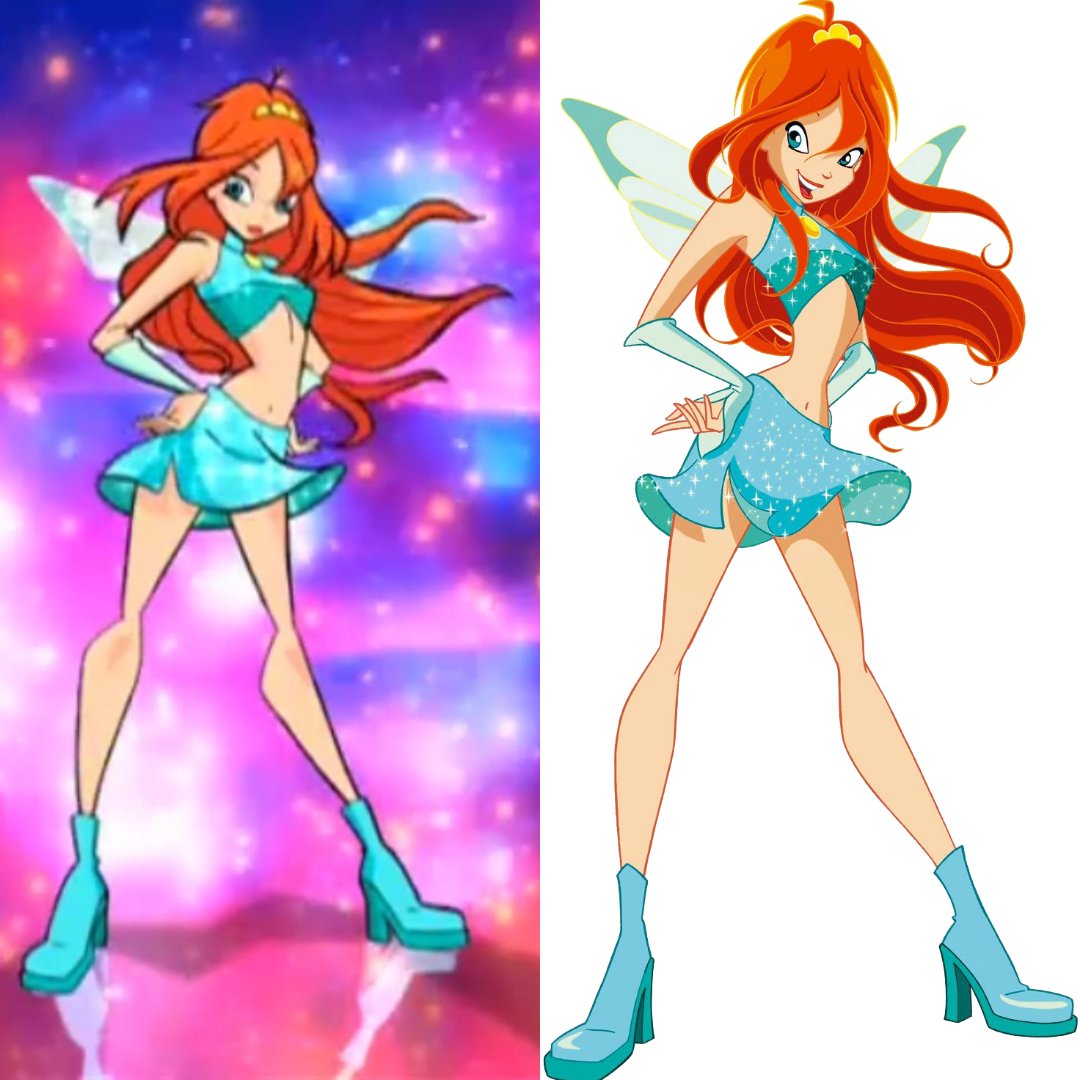 RandomSisco's tweet photo. Similarities &amp; references in the Magic Charmix transformation from the Winx Club TV Movie Specials.

A quick thread 🧵 https://t.co/NQvviH84YM
