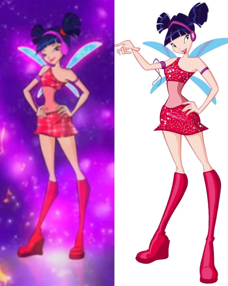 RandomSisco's tweet photo. Similarities &amp; references in the Magic Charmix transformation from the Winx Club TV Movie Specials.

A quick thread 🧵 https://t.co/NQvviH84YM