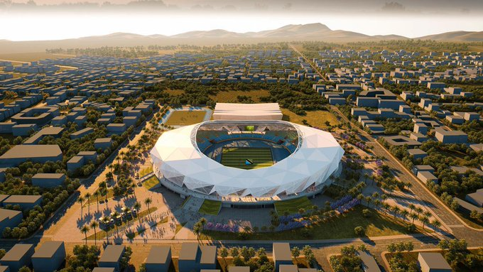 Worldstadium_EN's tweet image. 🇹🇿🔜🏟Tanzania  is constructing a $112m, 30,000-seat stadium in Arusha for the 2027 AFCON, to be named after President Samia Suluhu Hassan

📸#Tanzania | #Arusha | #AFCON2027