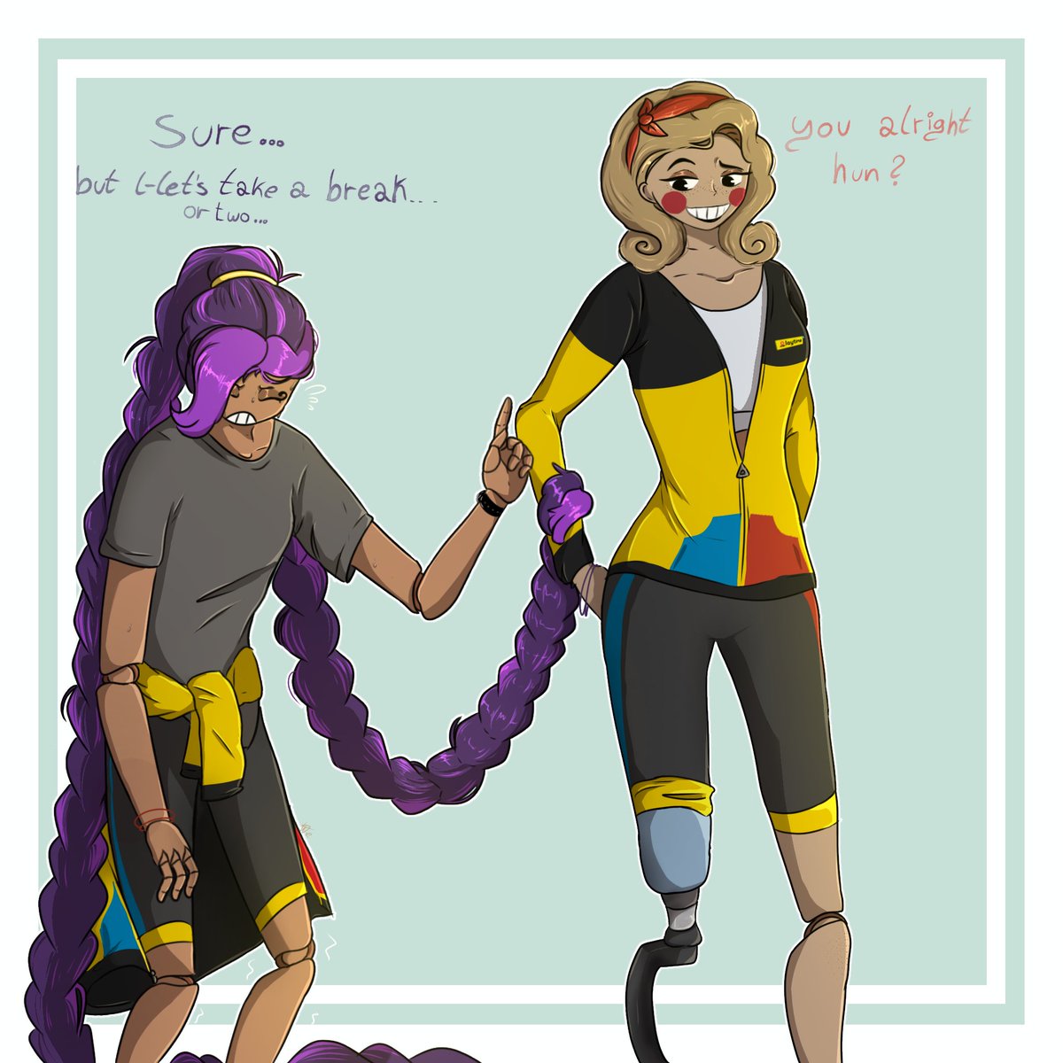 Workouts ain't her Thing 

(Dont ask why....i'm losing ideas)

.
.
.
#MissDelight #LilyLovebraids #applebraids