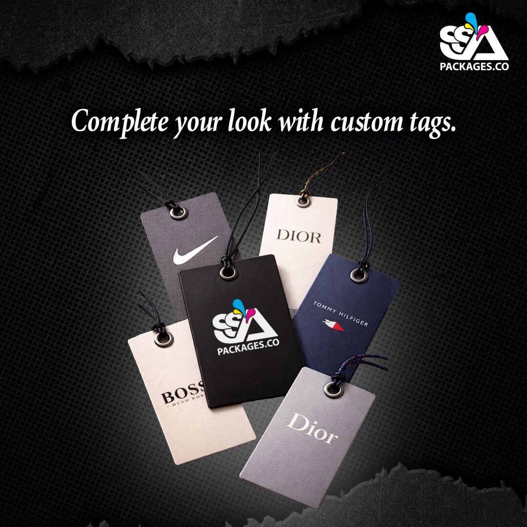 ssapackages's tweet image. Transform your presentation, with premium quality hang tags.

#detailmatters #brandidentity #fashiontag #hangtag #brandingsolutions