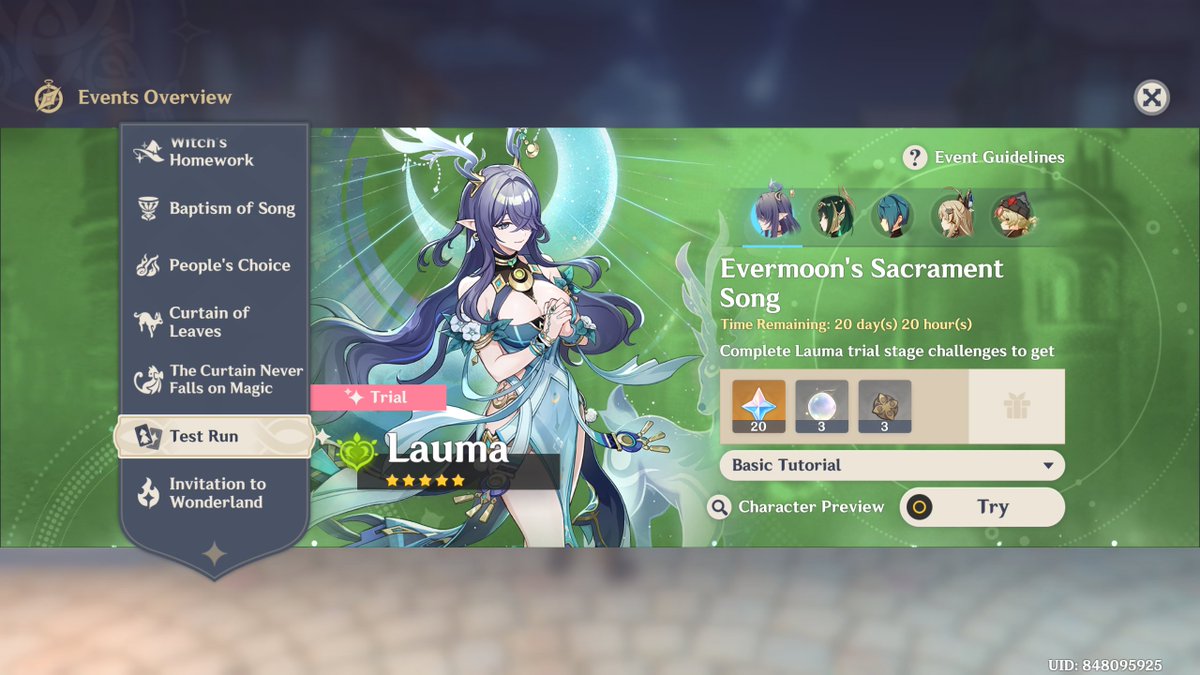 GenshinUniverse's tweet image. Lauma, Nefer and Fontaine's Chronicled Wish are available on Asia Server!    

7 hours left for Europe 
13 hours left for America  

#GenshinImpact