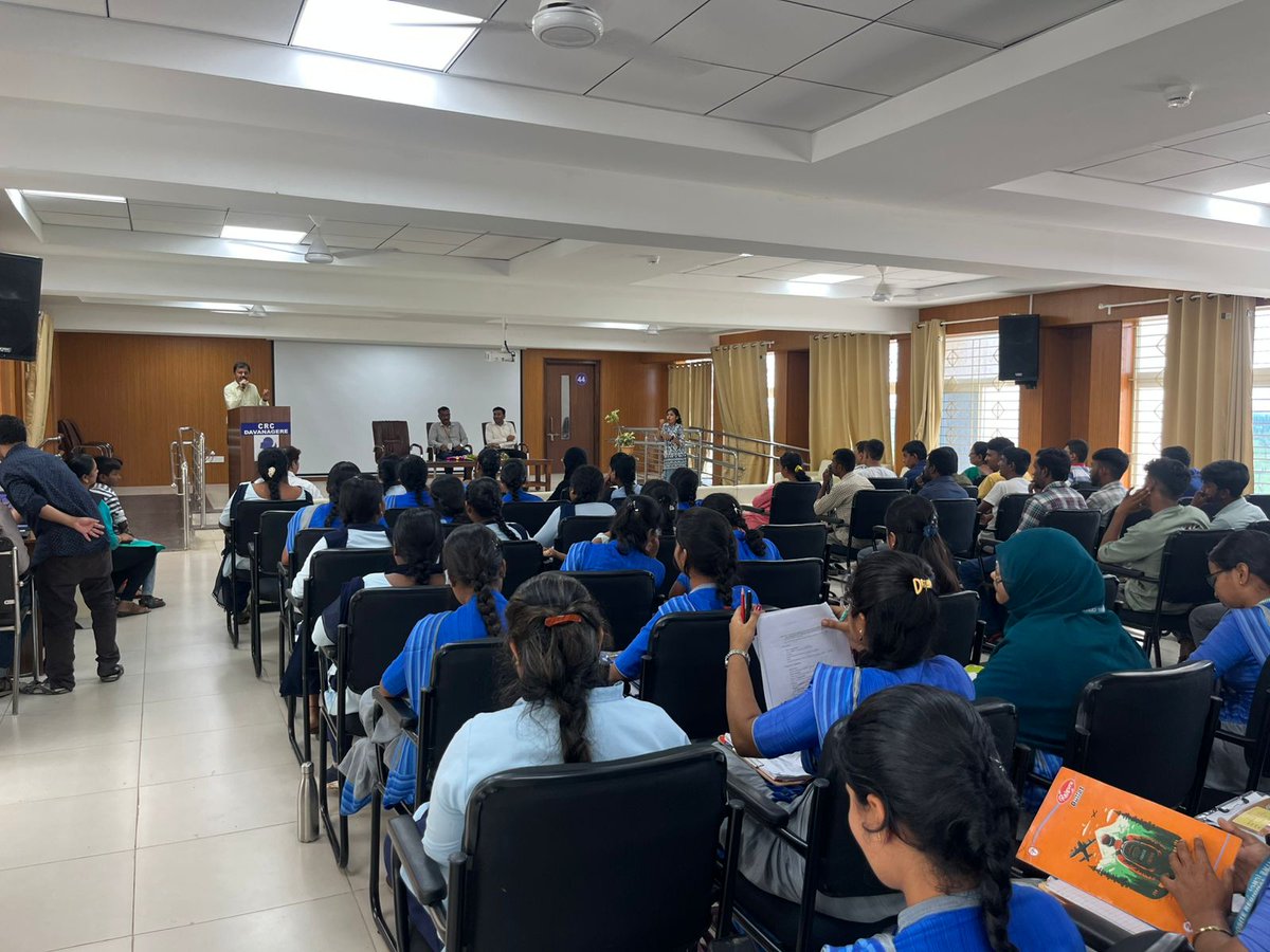 CRCDVG's tweet photo. As per directions of the AGP Section, CRC Davanagere has observed “Panchayat Raj Diwas” on 24.04.2026 as part of Viksit Bharat (2047). Aimed to create awareness about Decentralization of Indian Government/Governance &amp; role of Panchayati Raj Institutions in strengthening democracy https://t.co/jjmJbNmbwm