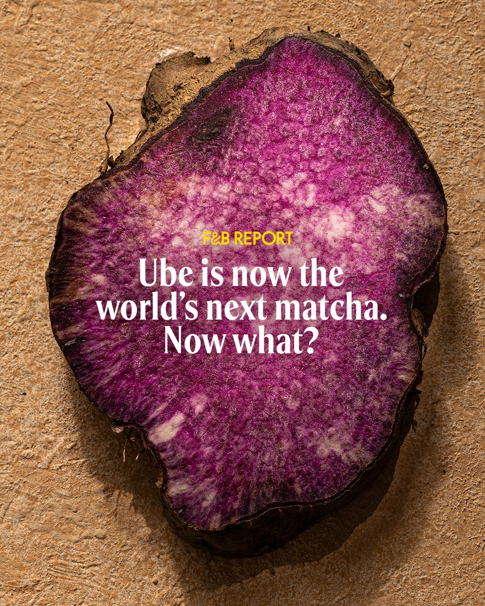 “We are losing ube’s Filipino identity abroad. Many in the US have heard about ube, they know the ingredient but they don’t make the connection that it is part of Filipino culture”

Read the full story in F&amp;B Report 2026 Issue 1. Sign up for a copy here: bit.ly/4sOKBTs