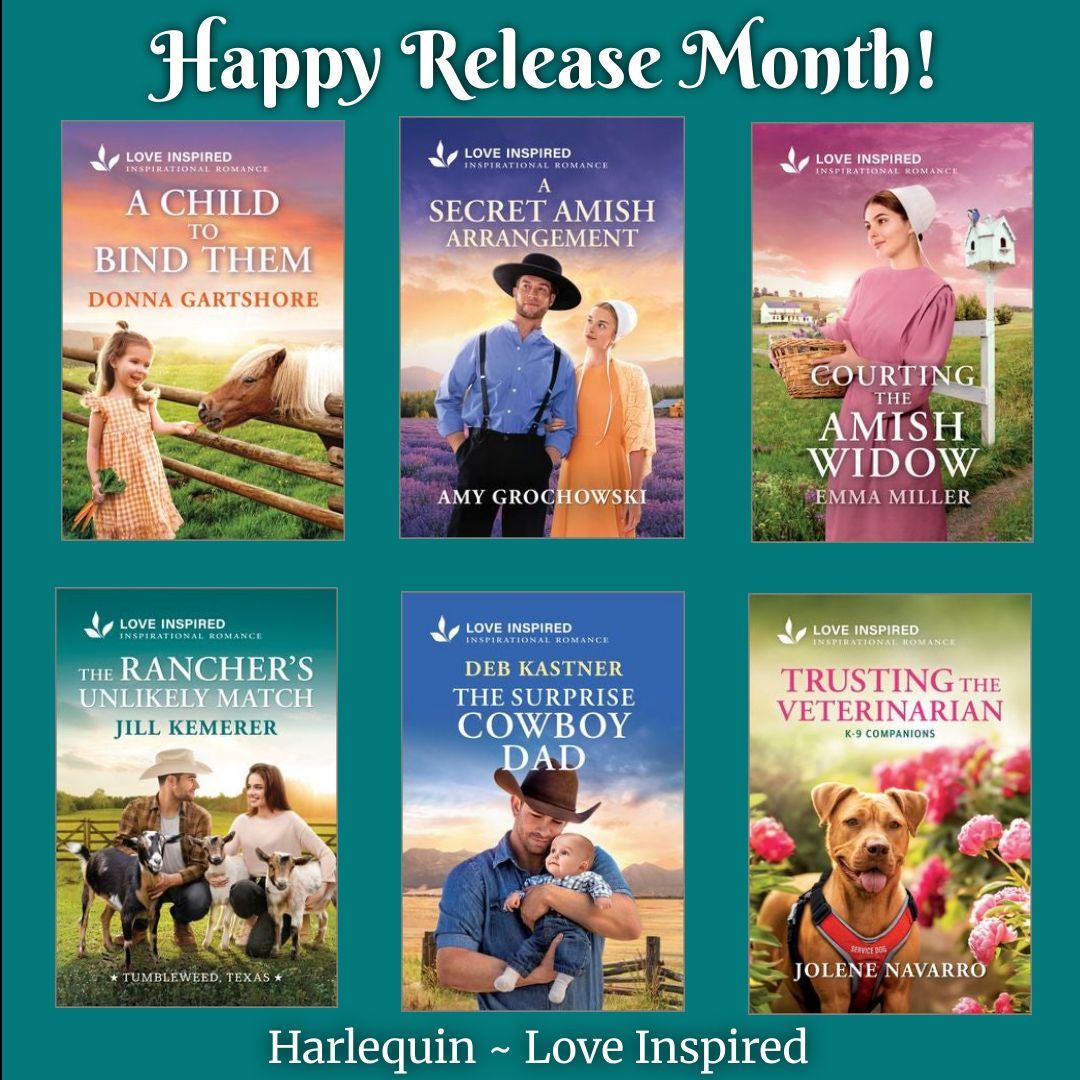HeidiMain's tweet image. Happy RELEASE Day to @dlgwrites1, @AmyGrocho, Emma Miller, Jill Kemerer, @DebKastner and @jolenenavarro 🥳

harlequin.com/shop/brand/lov…

#booklaunch #newrelease #releaseday #April2026
#booklovers #amreading #cleanreads #RomanceBooks
@LoveInspiredBks @HarlequinBooks #willbebestsellers