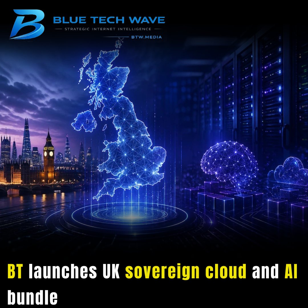 MediaBtw's tweet image. BT launched the UK’s first sovereign portfolio combining cloud, AI, connectivity and voice for regulated sectors.
Learn more: btw.media/en/bt-launches…
#BT #UK #sovereign #cloud #AI