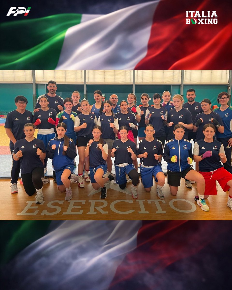 FPIBoxe's tweet image. 🥊 Training Camp Itaboxing U17-U19 

🏟️CSOE - Roma 
📆 24/4 - 4/5 2026 

🥊  Prosegue il ritiro delle Azzurrine in quel del Centro Sportivo Olimpico dell’Esercito 

🥊 🇮🇹 Forza ItaBoxing 

#Pugilato #Boxer #Boxing #Boxeo #Itaboxing