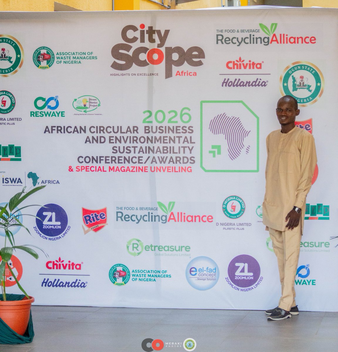 Tommysyn's tweet photo. AfCBC/Awards &amp; SMU 2026: Powering Africa’s Circular Future 

Two powerful days at the AfCBC/Awards &amp; SMU 2026 hosted by City Scope Africa, and I’m still reflecting on the depth of conversations, connections, and commitments made. https://t.co/AchVoeSQ2F
